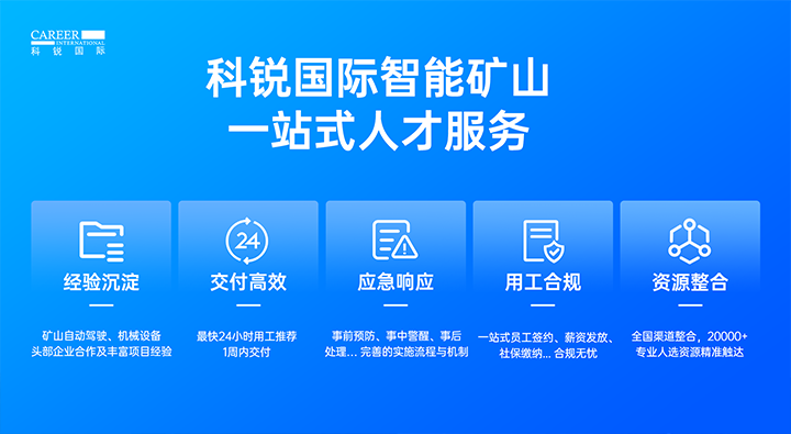 人力资源公司kdpay钱包(中国)国际有完备的矿山人才整体解决方案